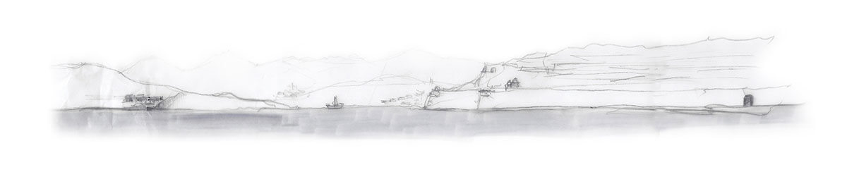Spinalonga Art Station Abstract Sketch