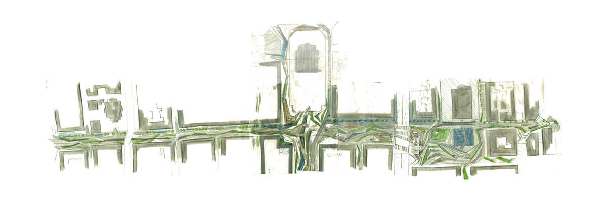 Aghias Sophias Street Regeneration Sketch-Masterplan