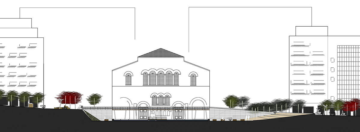 Aghias Sophias Street Regeneration Acheiropoiitos Square Section 2