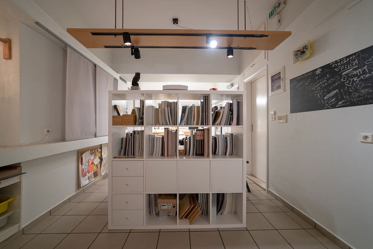 Home Office, Agios Nikolaos Bookshelf