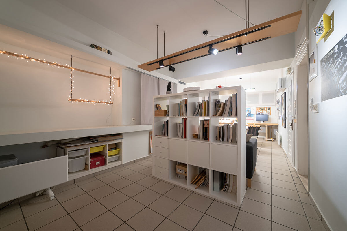 Home Office, Agios Nikolaos Open Wardrobe