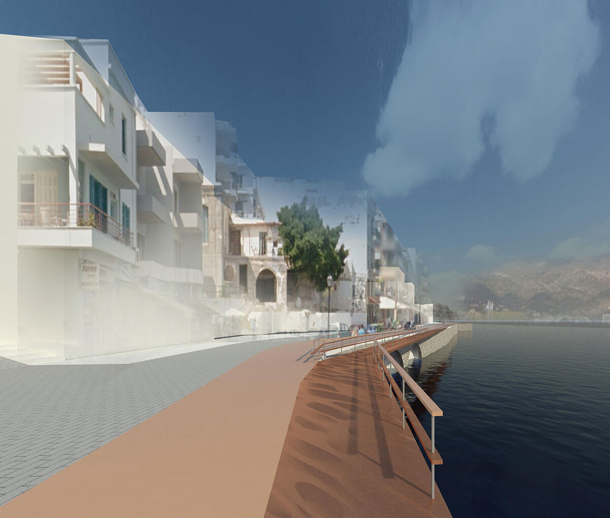 Agios Nikolaos Waterfront The mini Bridge