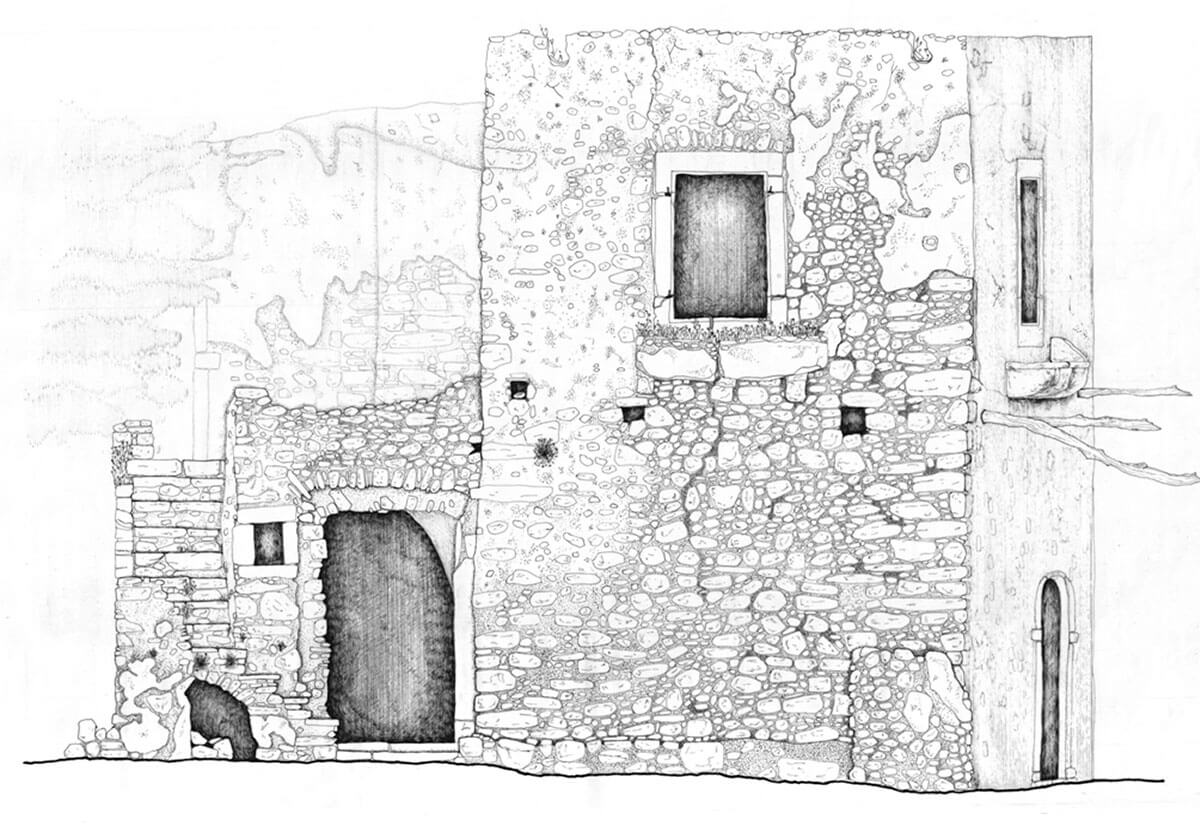Kythera Studio Existing Elevation